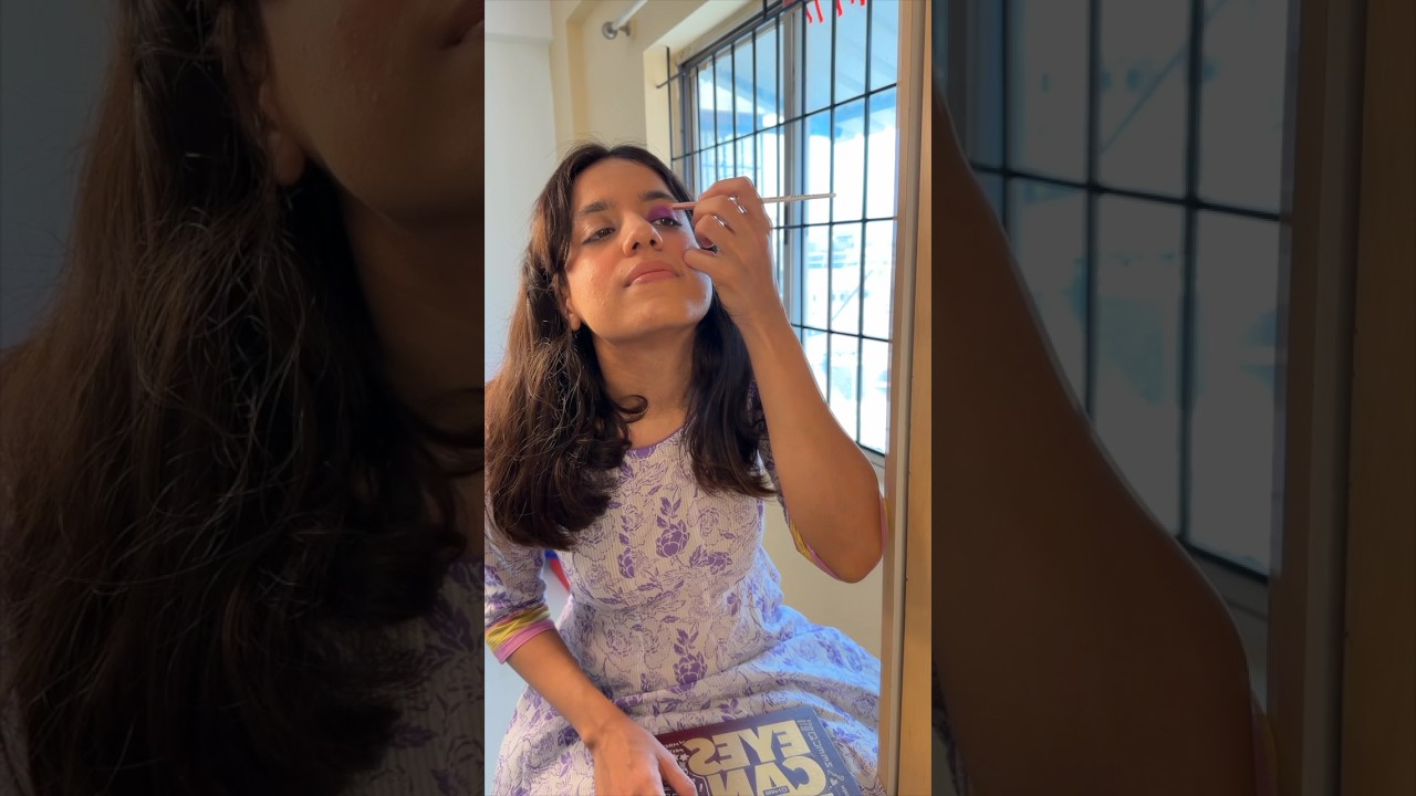 Day 1 of 9 Navratri Outfit Series - Purple 💜😍