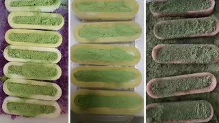 Asmr | Donut Ice Topped w/ Matcha Powder Eating Sounds [Solo: ab8] Compilation