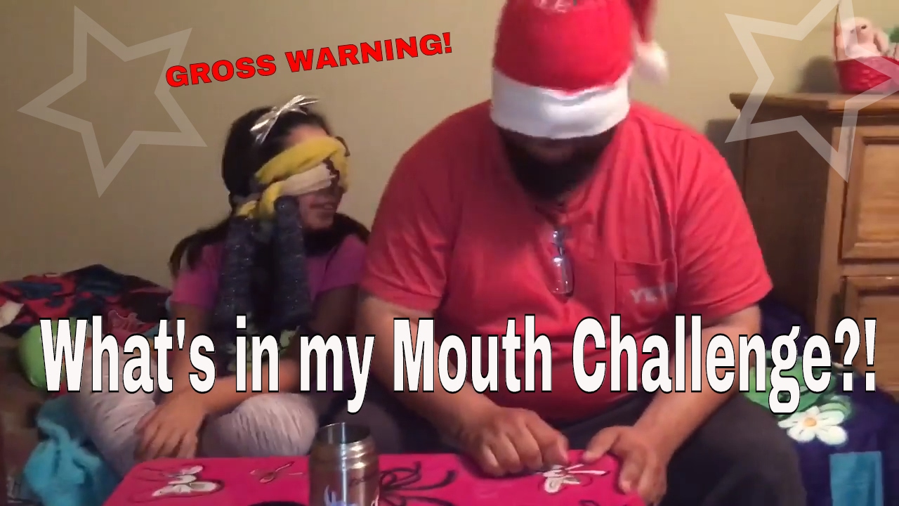 What's in my Mouth Challenge Kid version GROSS WARNING ⚠️ (gagging and