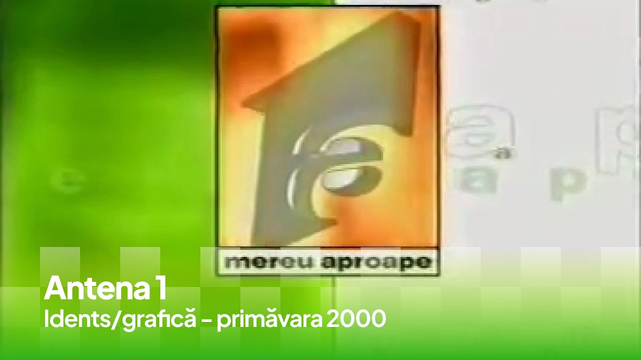 Antena 1 - Idents/grafica - spring 2000