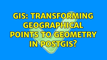 GIS: Transforming geographical points to geometry in PostGIS? (2 Solutions!!)
