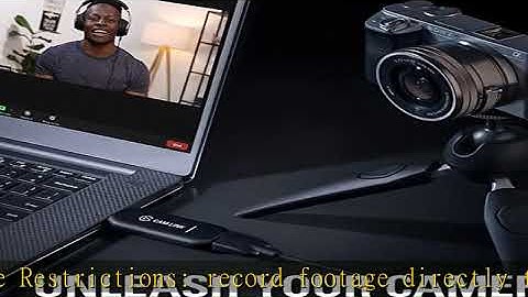 Elgato Cam Link 4K, External Camera Capture Card, Stream and Record with DSLR, Camcorder, ActionCam