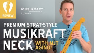 MusiKraft Neck Review with MJT Aging - Perfect for your partscaster! screenshot 5