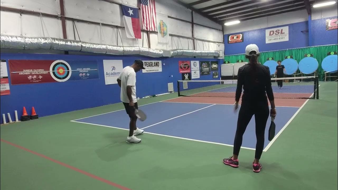 Advance Level Mix Doubles Pickleball, Houston TX YouTube