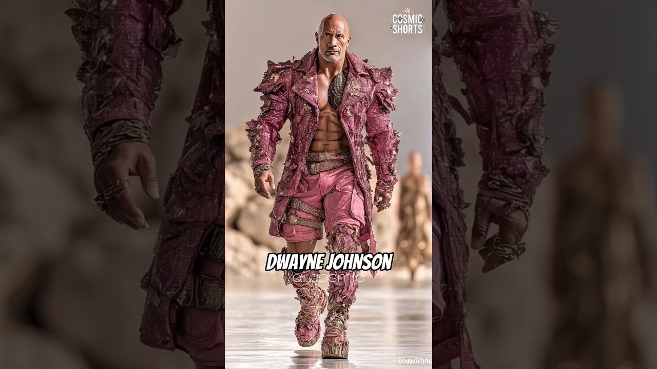 Hollywood's Most Stylish Icons Stun the Runway! #model #arnold #dwaynejohnson