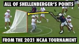 All of Connor Shellenberger's Goals and Assists from the 2021 NCAA Tournament