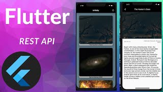 Build Flutter App using NASA REST API #3 Cards