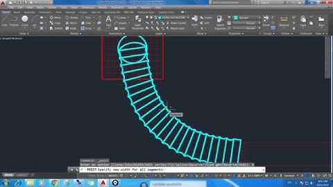 Vẽ ống ruột gà, ống gió mềm trong AutoCAD