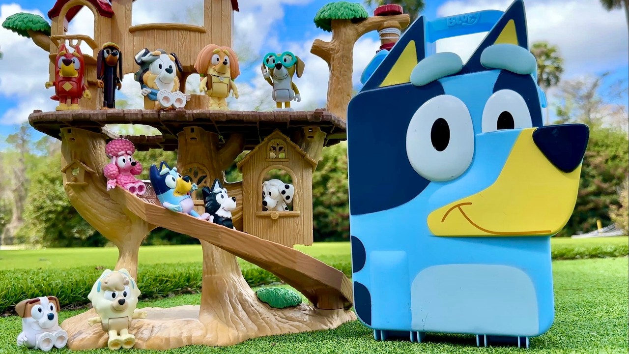 Bluey SLIME playground - Bluey Play New Toys surprise | Disney Jr - Bluey toys