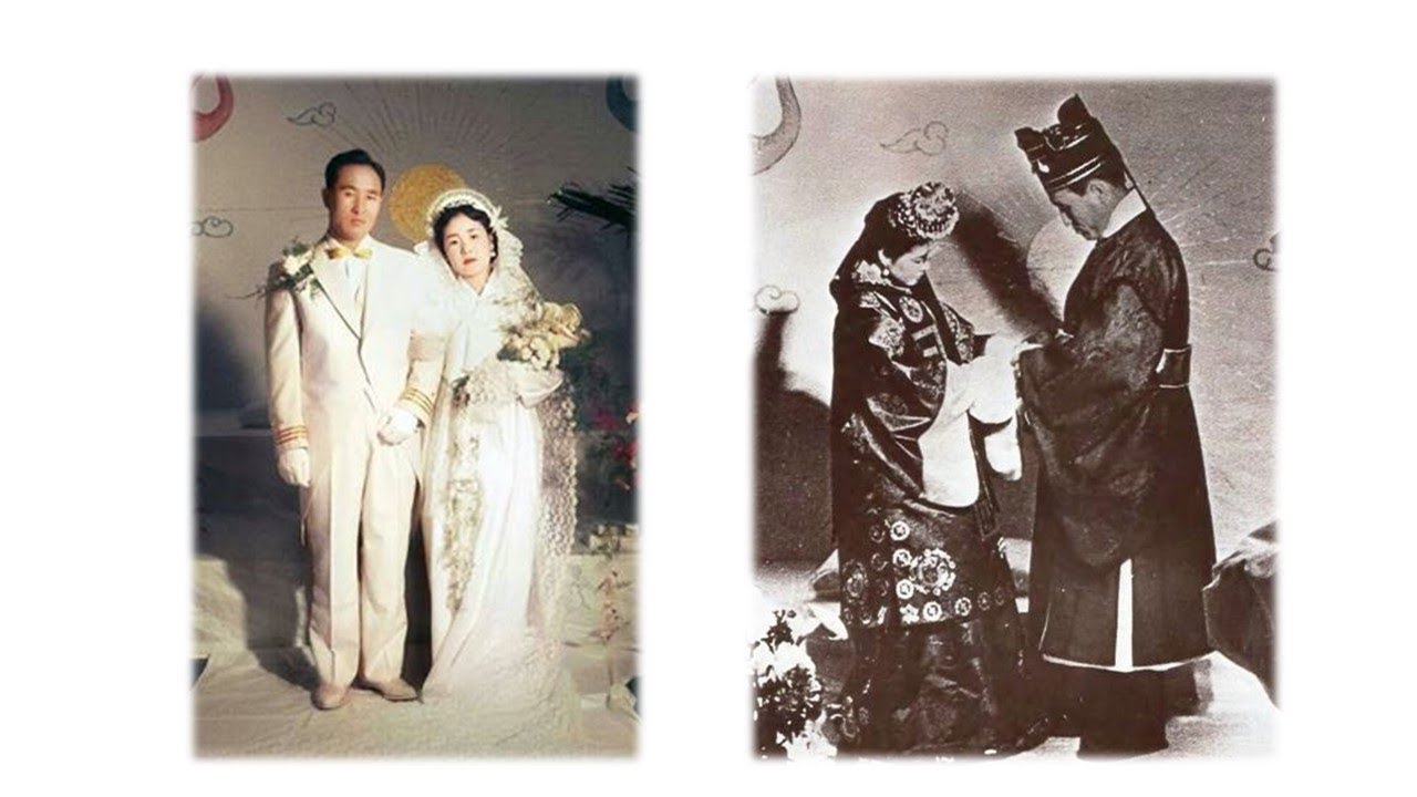 貴重映像】真の父母様 御聖婚式 1960年3月16日（天暦）午前10時 참 ...