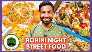 Videsi Night Street Food in Rohini Delhi | Veggie Paaji