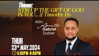 MID-WEEK SERVICE \\ THURSDAY 23rd MAY 2024 \\ WITH GABRIEL DUBIER