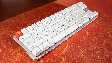 Qisan Magicforce 68 with Cheap Mods (Gateron Browns) Typing Sound Test