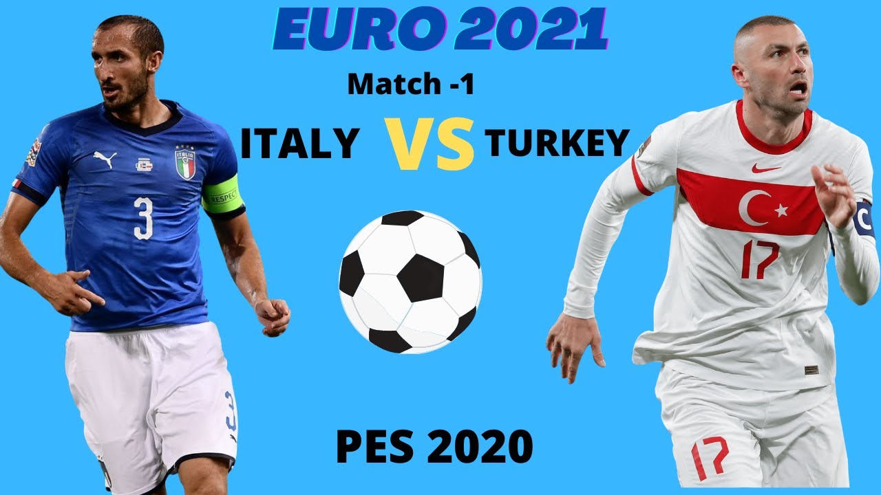Turkey VS Italy | PES 2017 | EURO 2021 Game | Match 1
