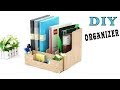 diy easy desk organizer for office