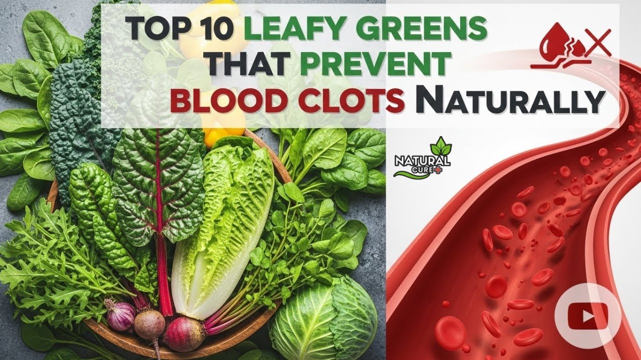 Blood Clot Prevention: 10 Powerful Leafy Greens | Natural Cure +