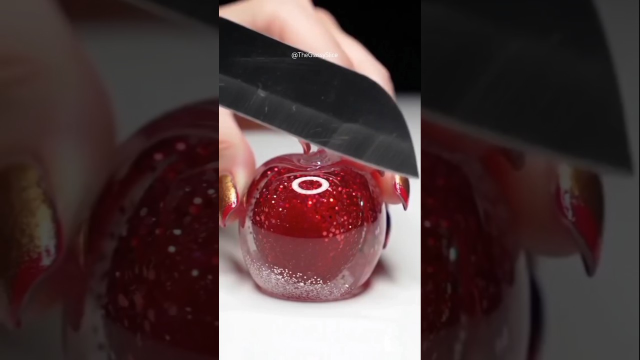 Satisfying ASMR: Ultra-Realistic Glass Cutting 