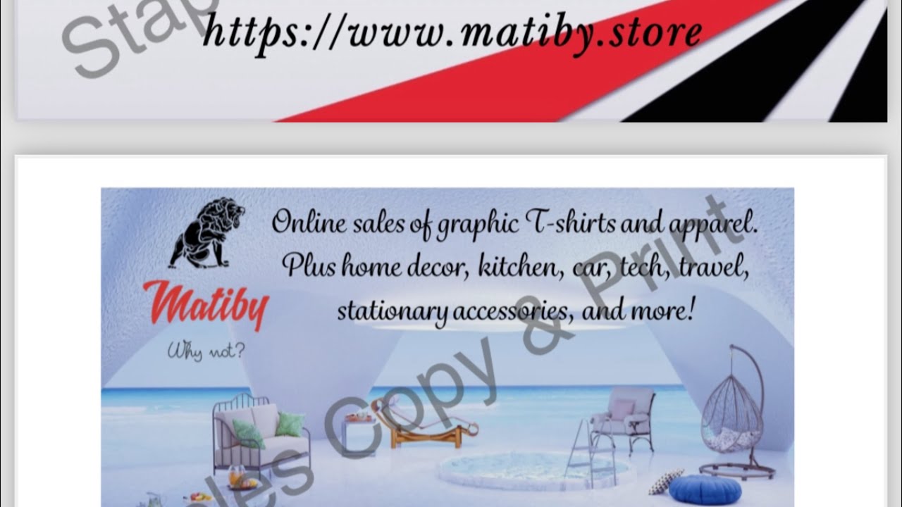 I Got My First Matiby.Store (matibys.store) Business Cards🥳🏝️🙏!
