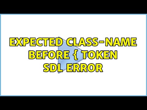 Expected class-name before