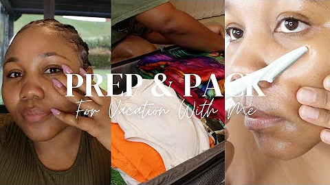 PREPARE FOR VACATION WITH ME! - Tips and Tricks on Packing, Self-DermaPlanin...  Hair, Nails + More