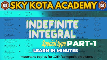 "Mastering Indefinite Integrals Part-1 | A Beginner