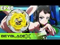 BEYBLADE X NIEUWE EPISODE Ep 48 Het Nana Iro Duel