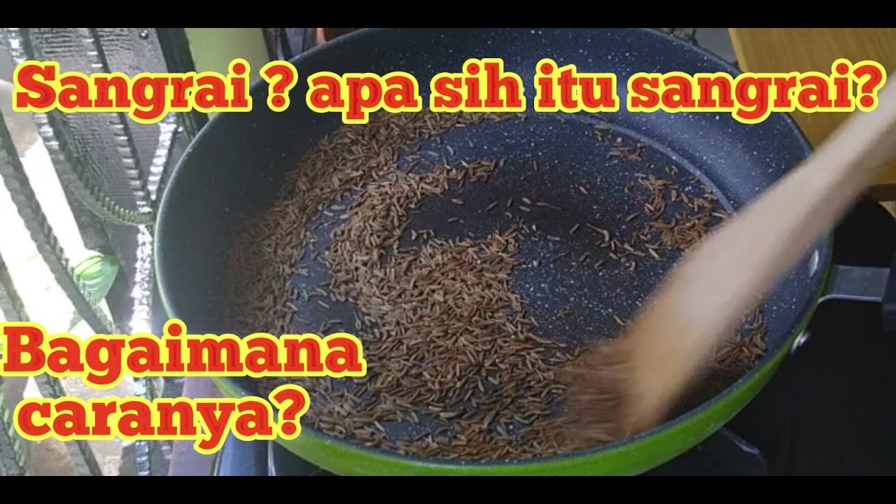 Tutorial Cara Sangrai bumbu YouTube