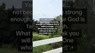 ✨ What Tried to Break Me Met My God✨