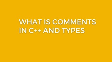 Comments Lecture in C++ (Urdu/Hindi)