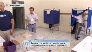 Greek Polls Closed: Tension mounts as results from nationwide referendum tabulated