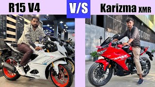 Hero Karizma Xmr 210 VS Yamaha R15 V4 Which Is Best Detail comparison