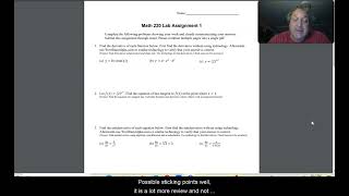 Math 220 Week 2 Overview