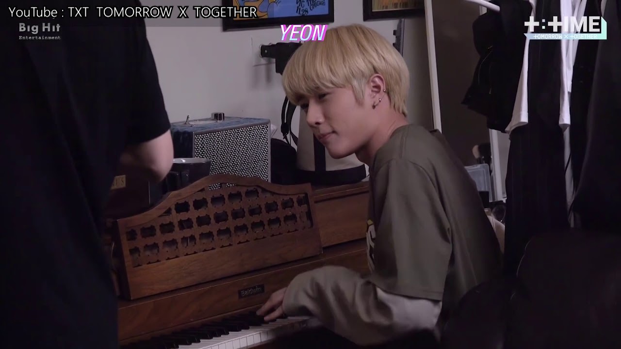 txt logo [ENG SUB] TXT [T TIME] BEOMGYU's Mini piano concert!