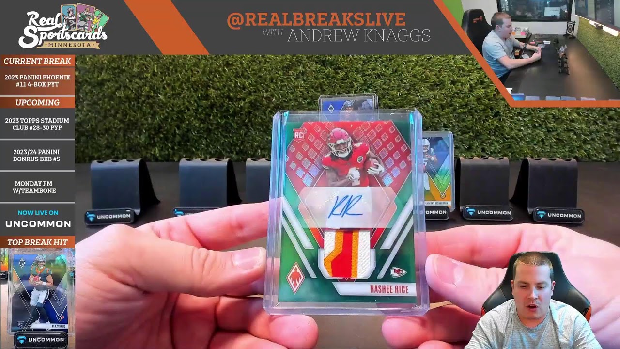 2023 Panini Phoenix Football 11 FourBox Pick Your Team (1/29/23