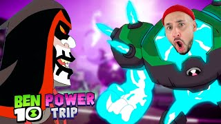 Shock Rock vs Hex! Ben 10: Power Trip: Final Battle! Rob and ALL Aliens!