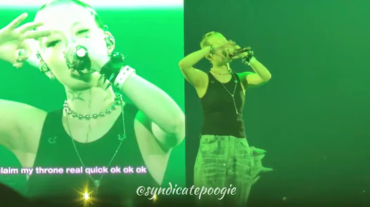 COCONA - Surround Sound and Dirt Off Your Shoulder 4K FANCAM Osaka 03.16.25 #COCONA #XG 