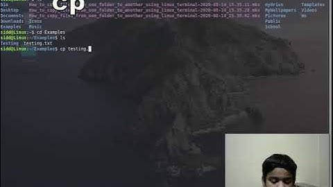 How To Copy and Move a File from one directory or folder to another using the linux terminal