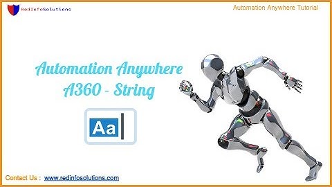 AutomationAnywhere A360 StringPackage