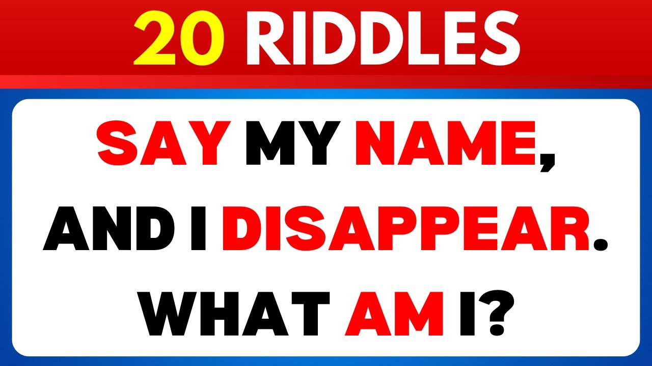 20 Tricky Riddles That’ll Stretch Your Brain and Boost Your IQ | Riddle ...