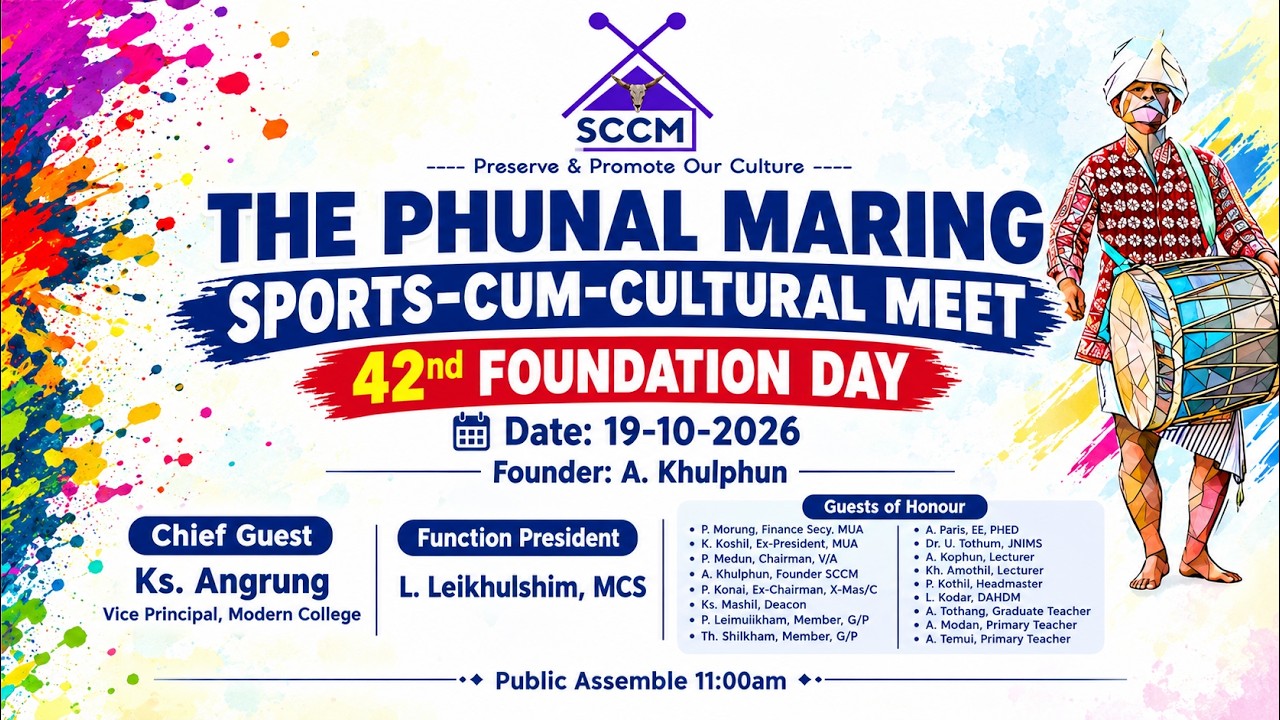 42TH FOUNDATION DAY OF THE PHUNAL MARING SPORTS CUM CULTURAL MEET 2026