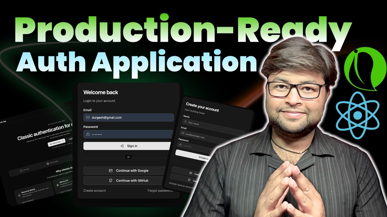 1.Reusable Auth System all you need for your projects [Hindi]