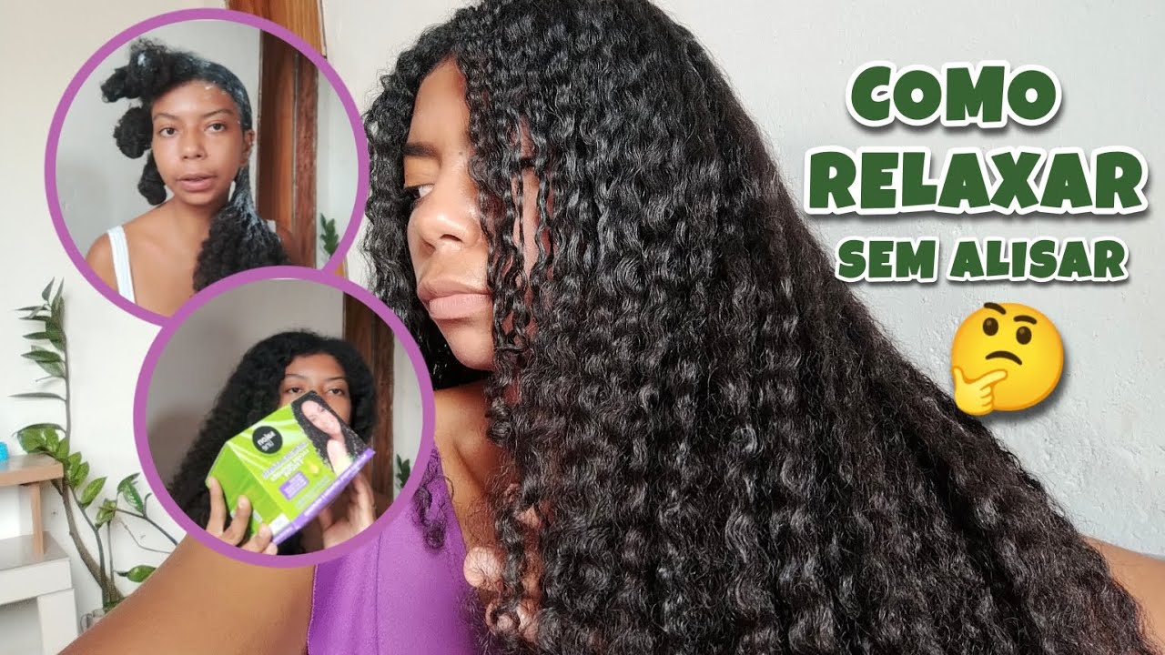 RELAXANDO O MEU CABELO CRESPO CACHEADO EM CASA| retoque de raiz ( Salon line caixa verde)
