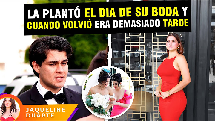 La plantó el día de su boda y cuando volvió era demasiado tarde.