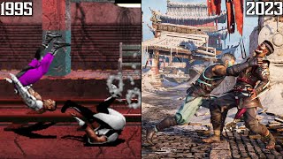 Smoke Throw Move Evolution - Mortal Kombat 3-12 (1995-2023) 4K