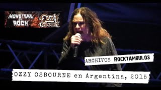 OZZY OSBOURNE en Buenos Aires 2015 - Monsters Of Rock Argentina (Fragmento)