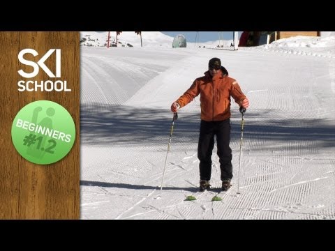 Beginner Ski Lesson #1.2 - Sliding on Snow