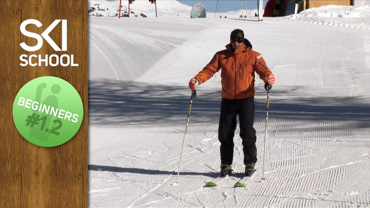 Beginner Ski Lesson 12 Sliding On Snow Youtube regarding skiing techniques for beginners video for Residence