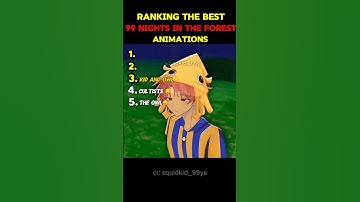 Ranking The Best 99 Nights in The Forest #animation #roblox #99nightintheforest #rank #robloxedit