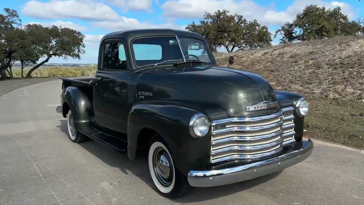 1950 Chevrolet 3100 Pickup Walk Around S50C3 - YouTube