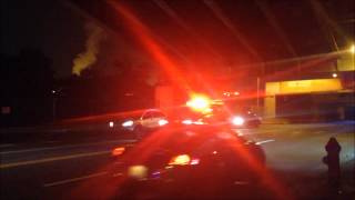 TRAIN HORNS! PPD Marine Unit and ES9 Responding